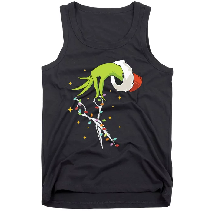 Hair Stylist Christmas Funny Hairdresser Tank Top