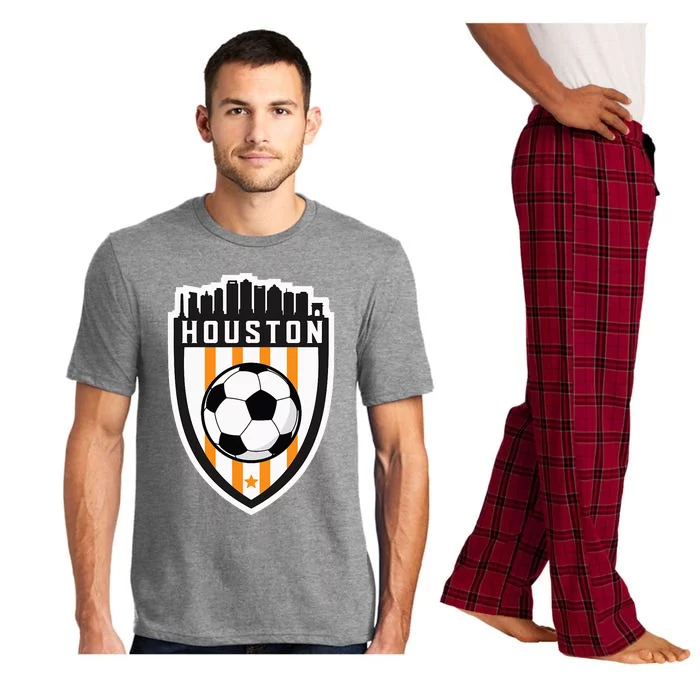 Houston Soccer City Skyline Futbol Club Match Day Fan Pajama Set