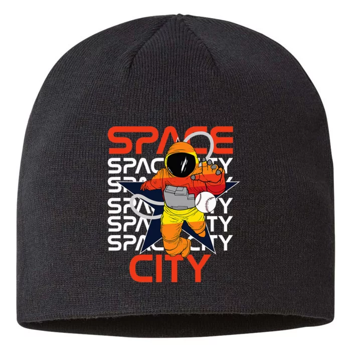 Houston Space City Vintage Baseball Astronaut Cap 8 1/2in Sustainable Knit Beanie