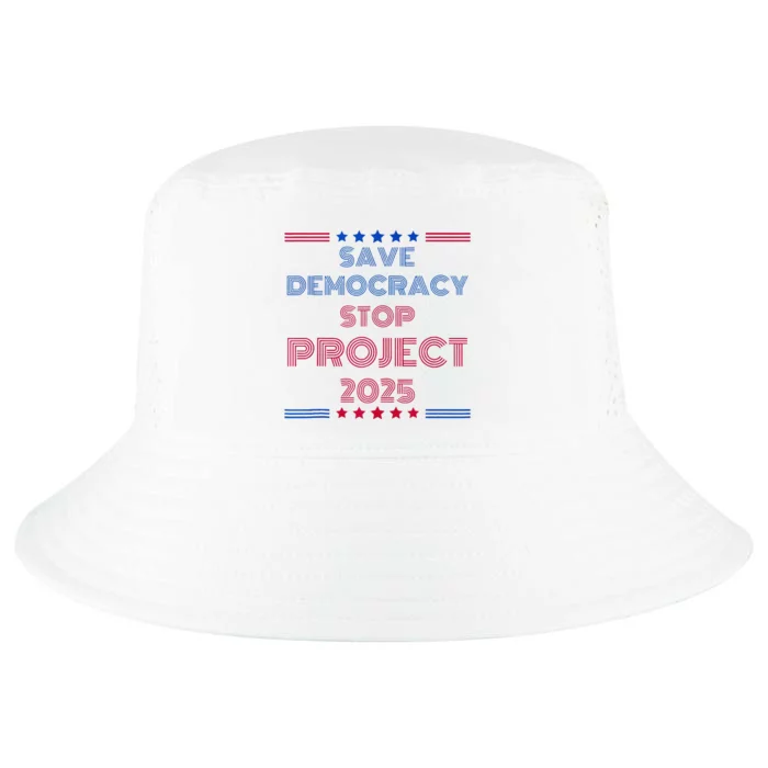 Happy Save Democracy Stop Project 2025 Presidential Election Cool Comfort Performance Bucket Hat