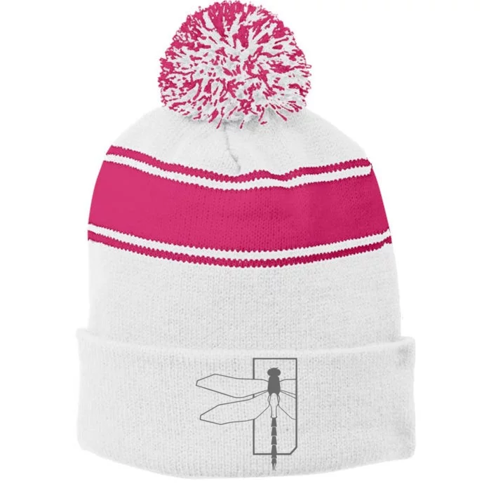 Haley Strategic Dragoy Stripe Pom Pom Beanie