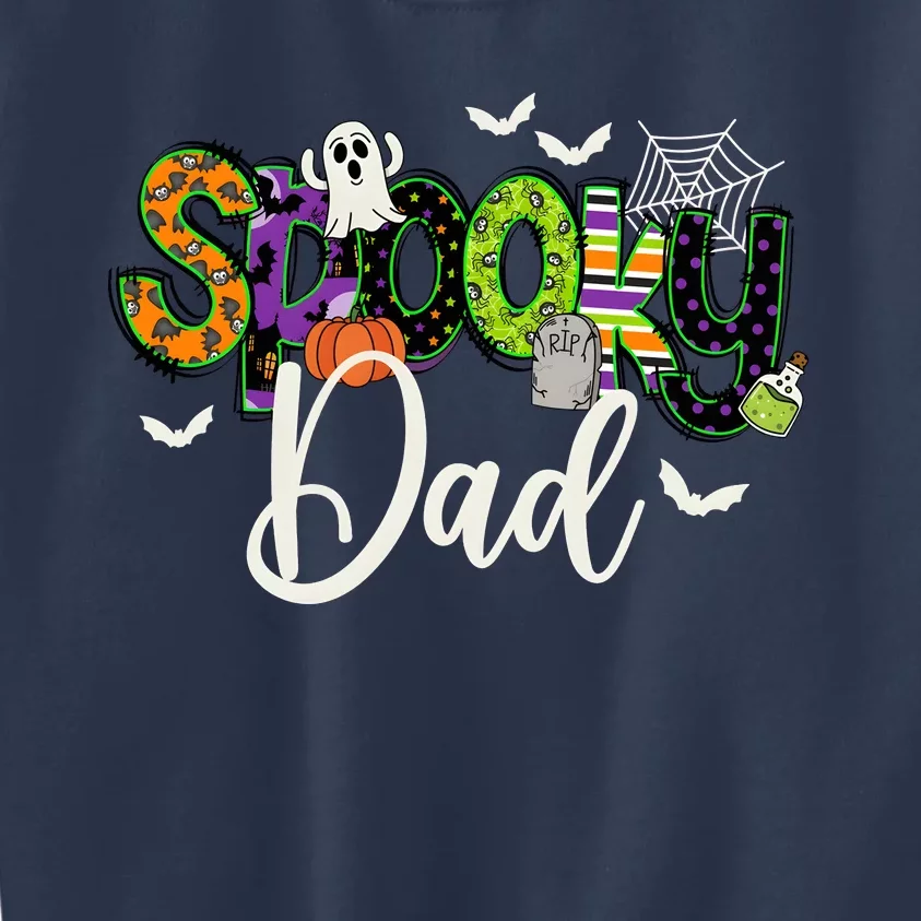 Halloween Spooky Dad Funny Family Matching Kids Sweatshirt