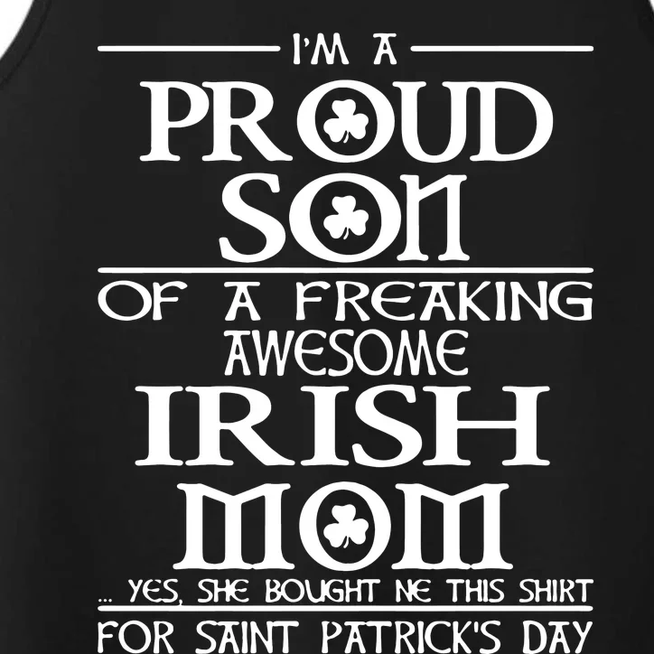 Happy St.Patricks Day Proud Son Of A Performance Tank