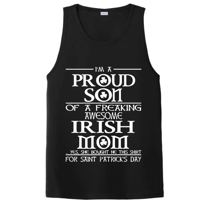 Happy St.Patricks Day Proud Son Of A Performance Tank