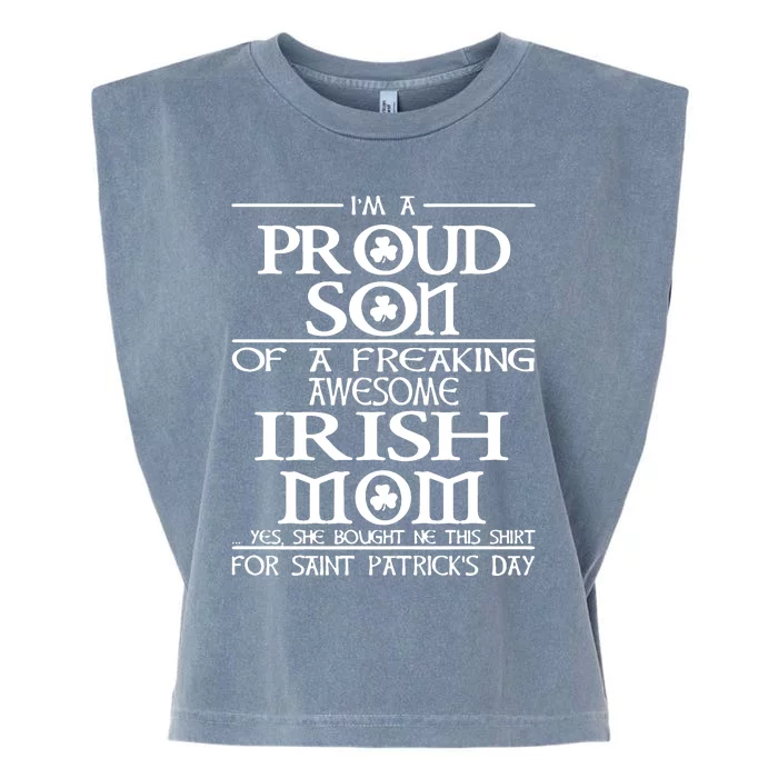 Happy St.Patricks Day Proud Son Of A Garment-Dyed Women's Muscle Tee