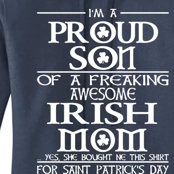 Happy St.Patricks Day Proud Son Of A Women's Pullover Hoodie