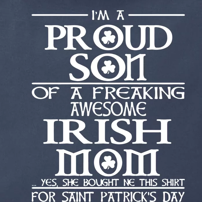 Happy St.Patricks Day Proud Son Of A Zip Tote Bag