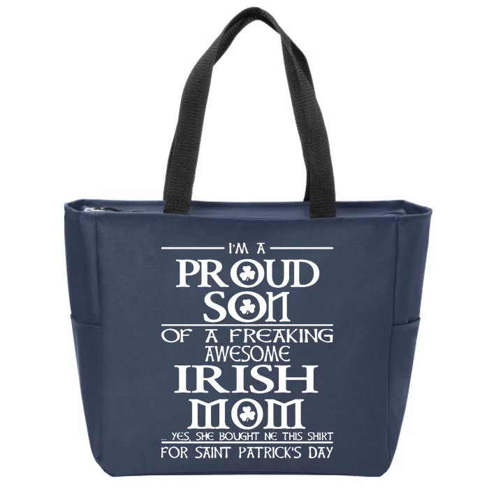 Happy St.Patricks Day Proud Son Of A Zip Tote Bag