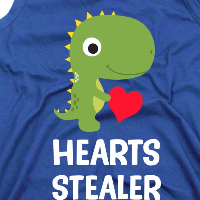 Hearts Stealer Dinosaur Trex Valentines Day Great Gift Tank Top