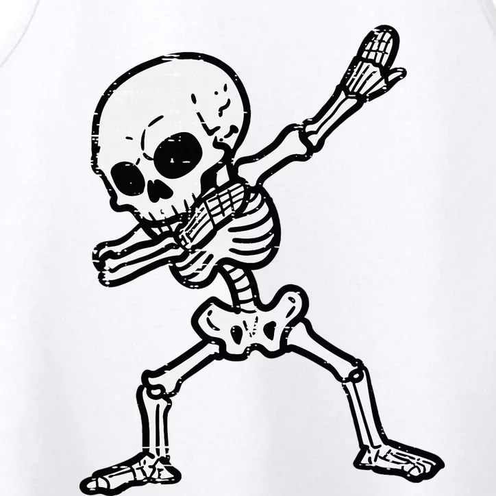 Halloween Skeleton Dabbing Costume Performance Tank