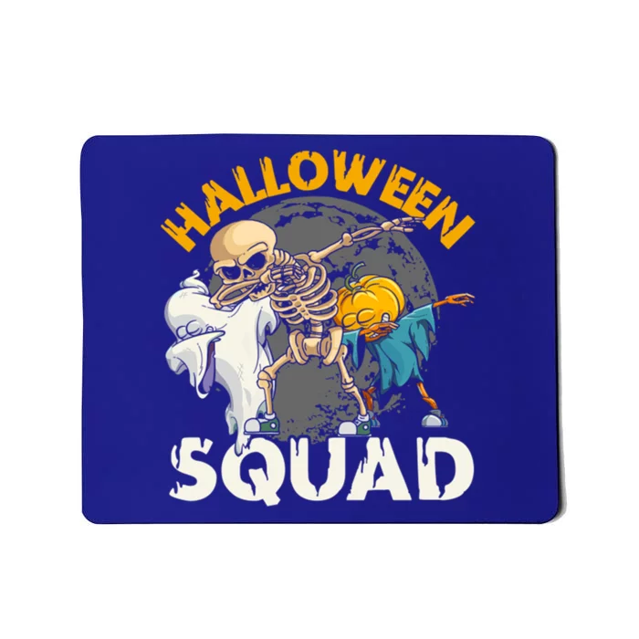 Halloween Squad Dabbing Skeleton Zombie Scary Pumpkin Gift Mousepad