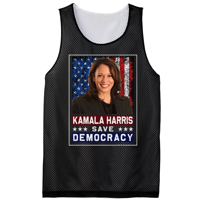 Harris Save Democracy Mesh Reversible Basketball Jersey Tank