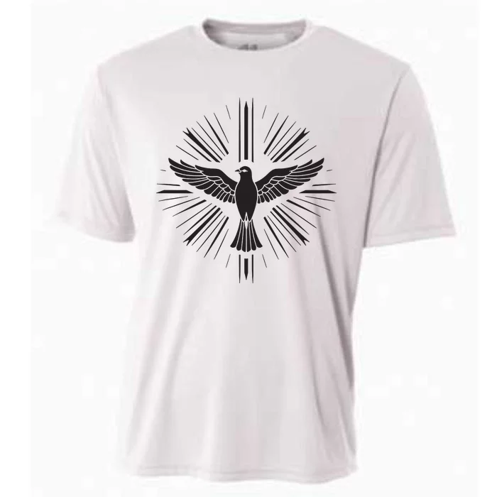 Holy Spirit Dove Praise Jesus Pentecost Cooling Performance Crew T-Shirt