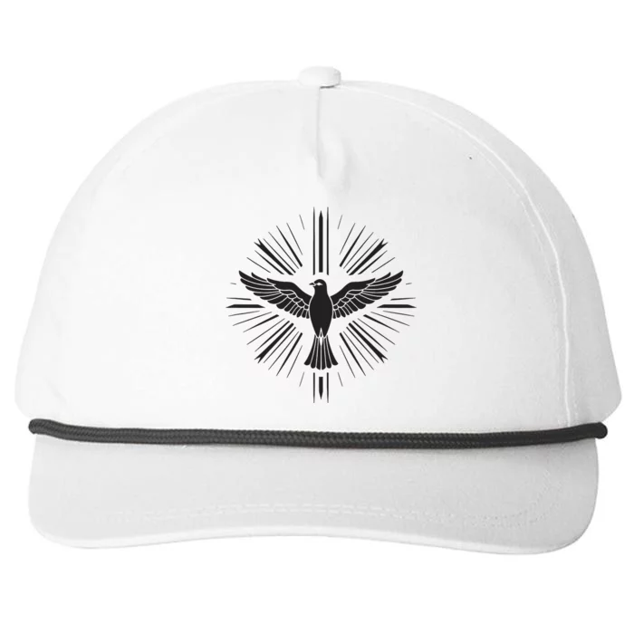 Holy Spirit Dove Praise Jesus Pentecost Snapback Five-Panel Rope Hat