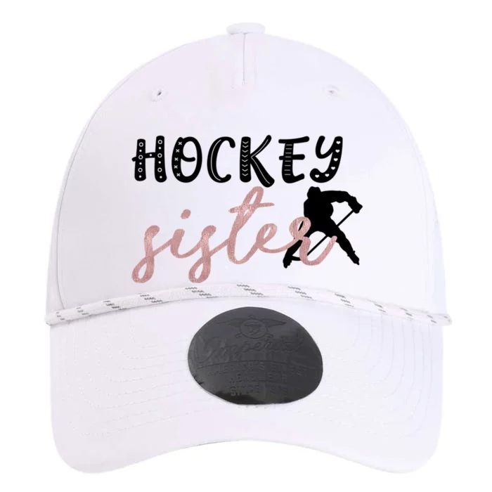 Hockey Sister Design Player Silhouette Gift Performance The Dyno Cap