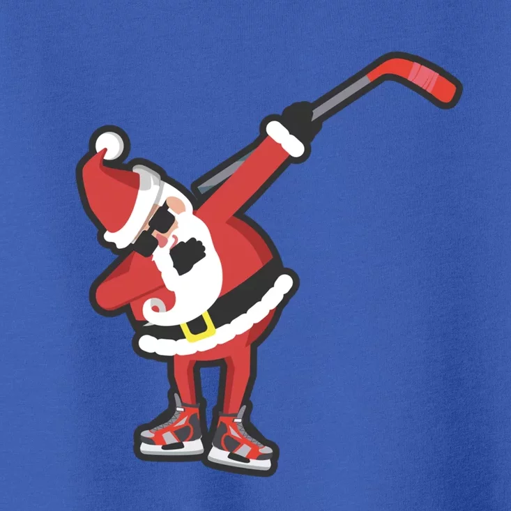 Hockey Santa Dabbing Funny Dab Hockey Santa Cool Gift Toddler T-Shirt