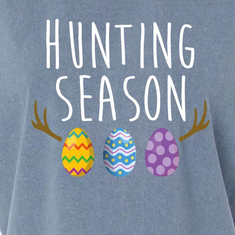 Hunting Season Deer Easter Eggs Garment-Dyed Women's Muscle Tee