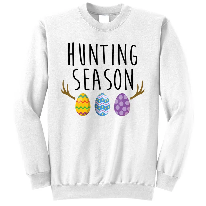 Hunting Season Deer Easter Eggs Sweatshirt