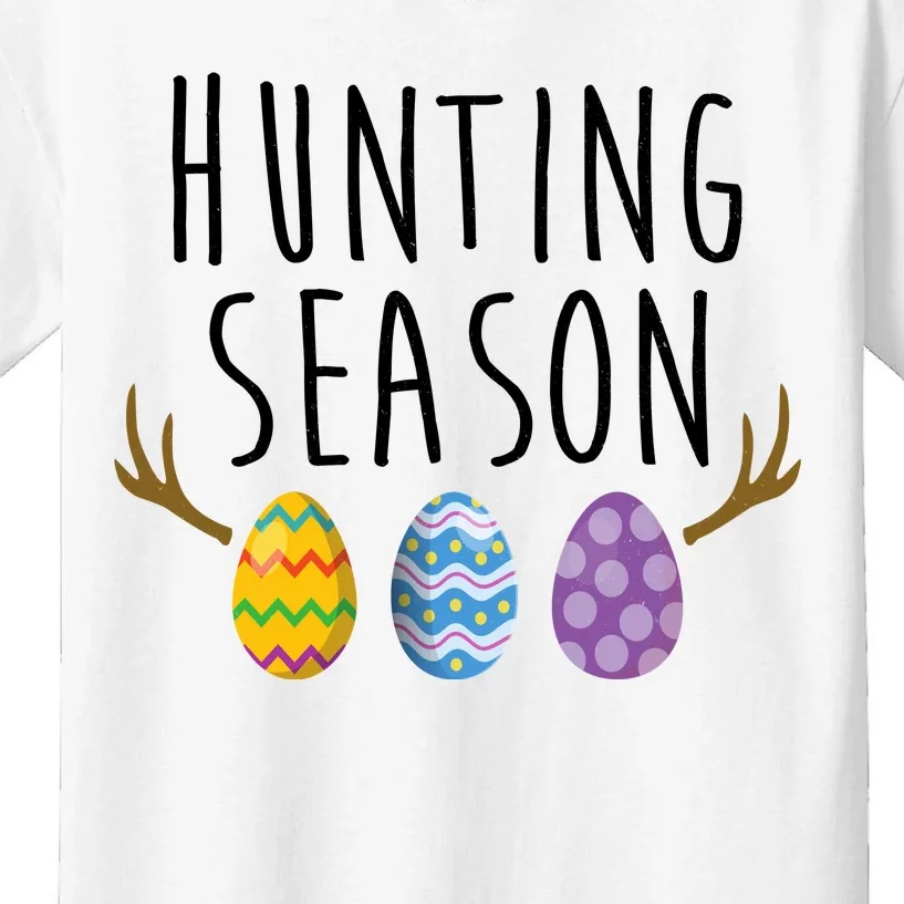 Hunting Season Deer Easter Eggs Kids T-Shirt