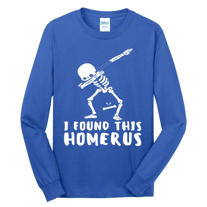 Humerus Skeleton Doctor Nurse Bone Anatomy Gift Tall Long Sleeve T-Shirt