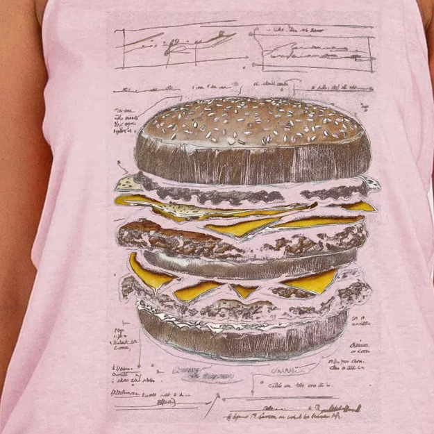 Homburger Sketch Davinci Women's Knotted Racerback Tank