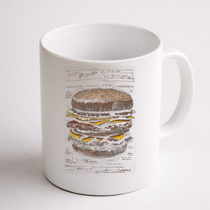 Homburger Sketch Davinci Front & Back Coffee Mug