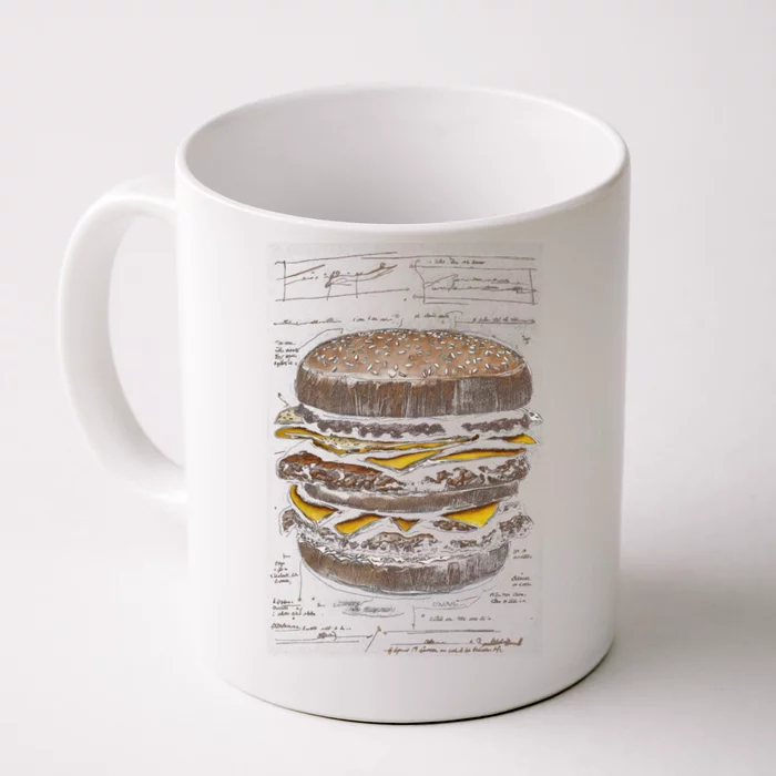 Homburger Sketch Davinci Front & Back Coffee Mug