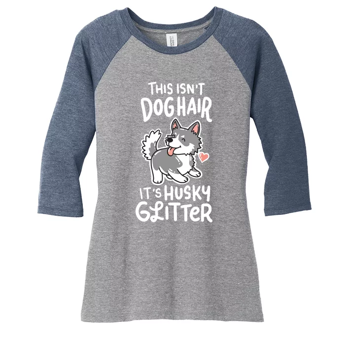 Husky Siberian Dog Owner Puppy Gift Women's Tri-Blend 3/4-Sleeve Raglan Shirt