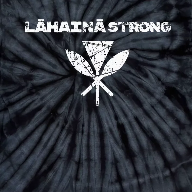 Hawaii Strong Distressed Look Strong Resilient Lahaina Tie-Dye T-Shirt