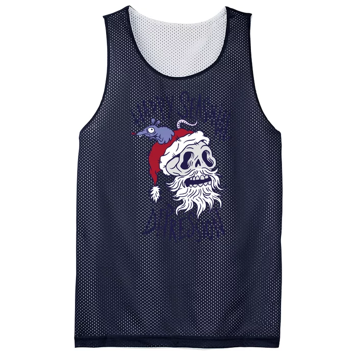 Happy Seasonal Depression Santa Mesh Reversible Basketball Jersey Tank