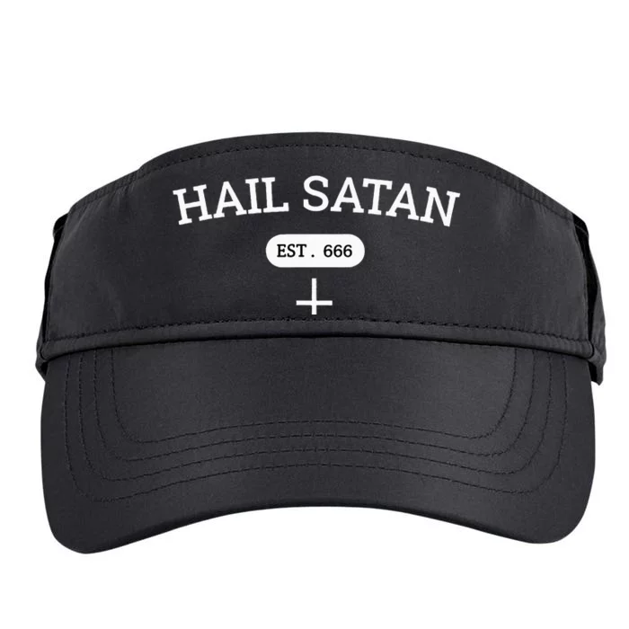 H.A.I.L S.A.T.A.N Est 666 Adult Drive Performance Visor