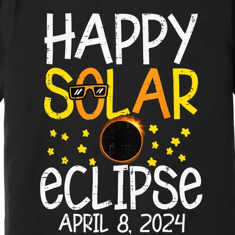 Happy Solar Eclipse April 8 2024 04 08 24 Premium T-Shirt