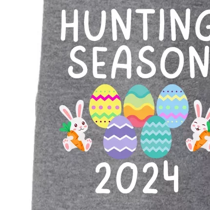 Hunting Season Eggs Funny Easter Day 2024 Egg Hunt Hunter Funny Easter Bunny Doggie 3-End Fleece Hoodie