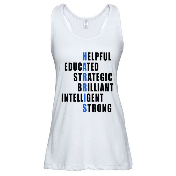 Harris Strong Educated Brilliant Strategic 2024 Election Ladies Essential Flowy Tank