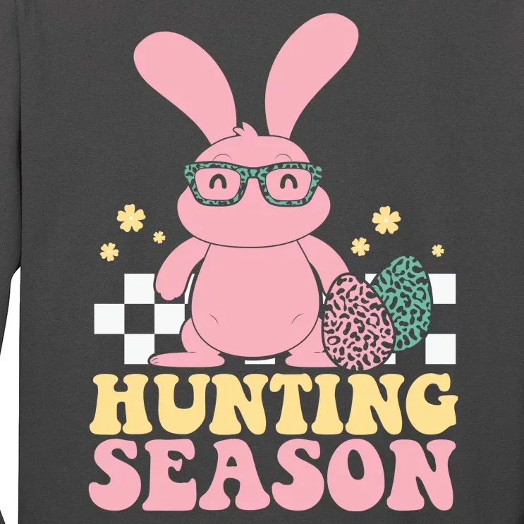 Hunting Season Easter Eggs Bunny Holiday Long Sleeve Shirt