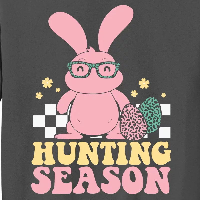 Hunting Season Easter Eggs Bunny Holiday Tall Sweatshirt