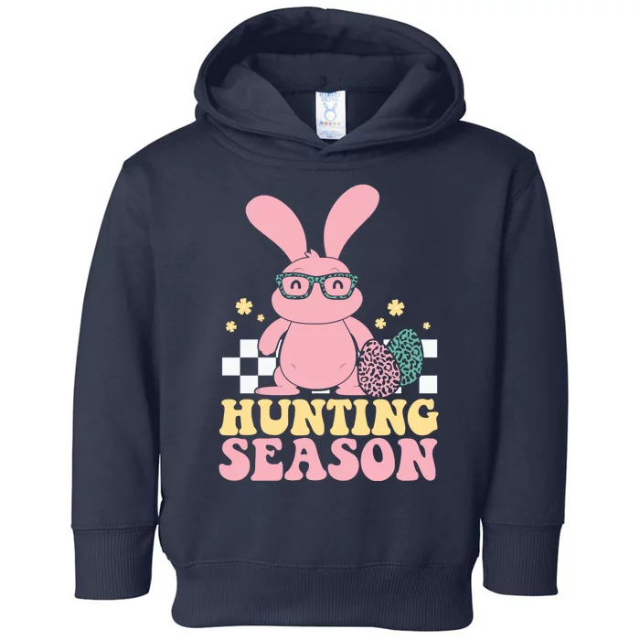 Hunting Season Easter Eggs Bunny Holiday Toddler Hoodie