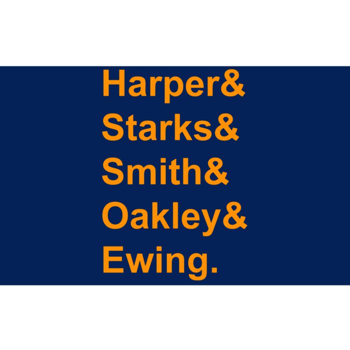 Harper Starks Ewing Oakley Smith Basketball Bumper Sticker