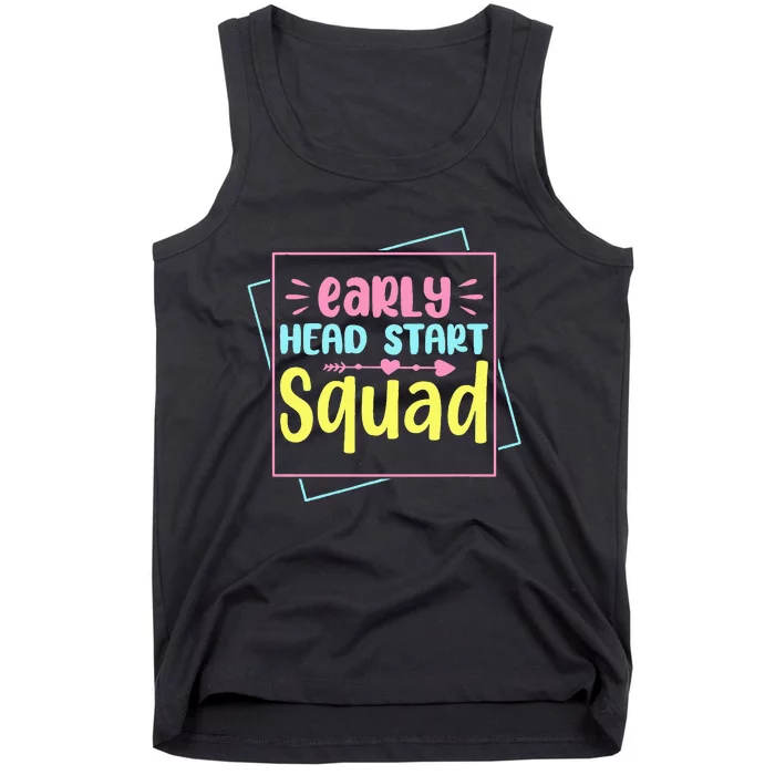 Headstart Squad Early Childhood Edu Teacher Back To School Tank Top