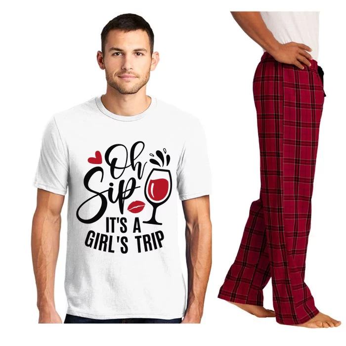 Hello Summer Family Vacation Oh Sip Its A Trip Pajama Set