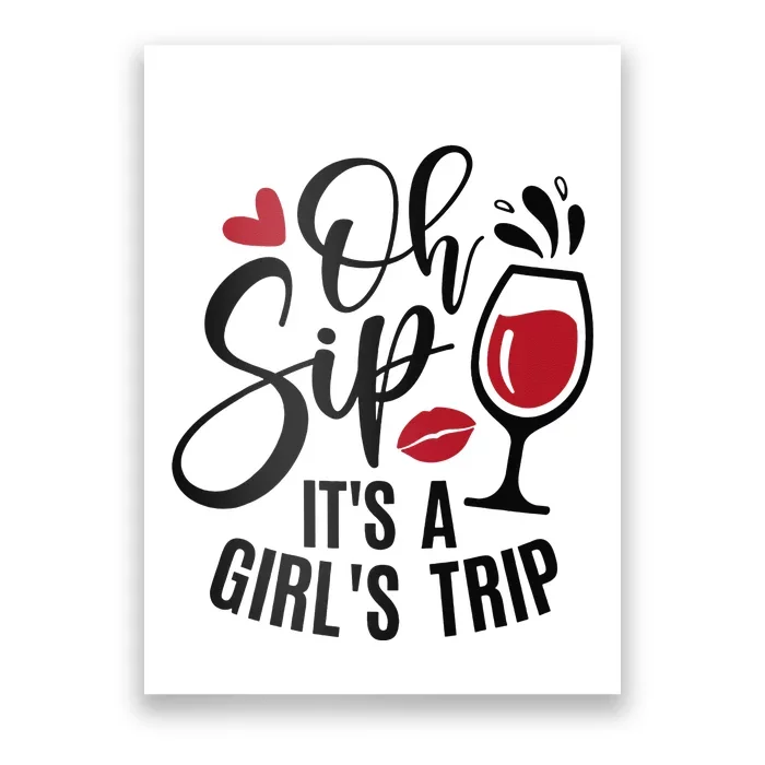 Hello Summer Family Vacation Oh Sip Its A Trip Poster