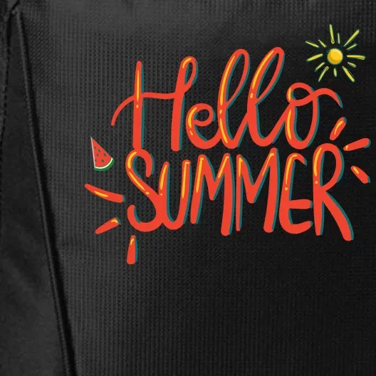 Hello Summer Fun Cute City Backpack