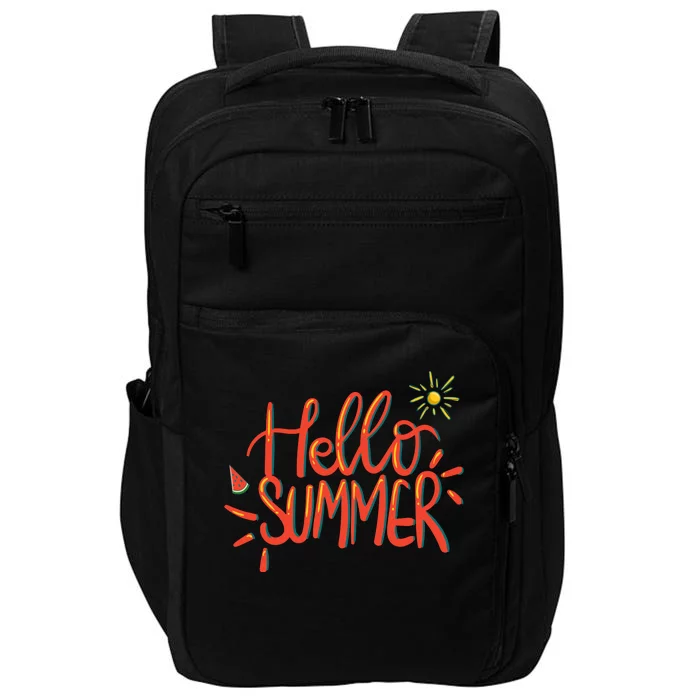 Hello Summer Fun Cute Impact Tech Backpack