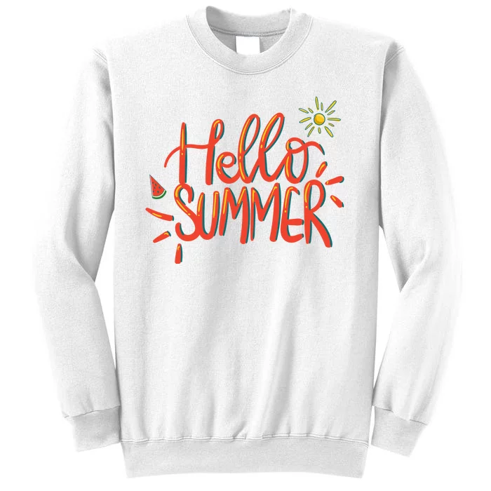 Hello Summer Fun Cute Sweatshirt