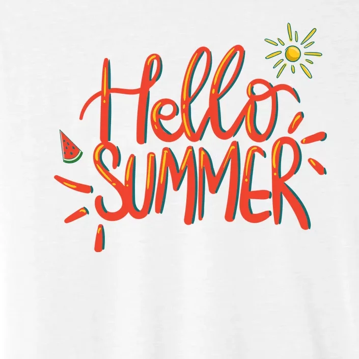 Hello Summer Fun Cute ChromaSoft Performance T-Shirt