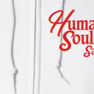 Human Souls For The Satanist Full Zip Hoodie