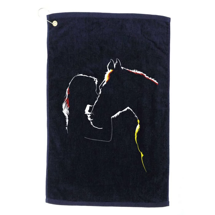 Horse Shirts For Ladies Horse Related Gifts Platinum Collection Golf Towel