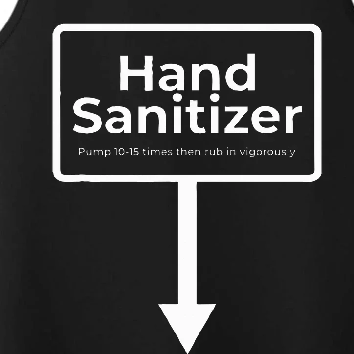 Hand Sanitizer  Funny Adult Humour Christmas Gag Gift Performance Tank