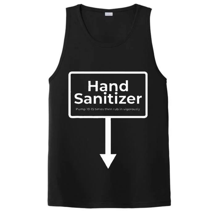 Hand Sanitizer  Funny Adult Humour Christmas Gag Gift Performance Tank