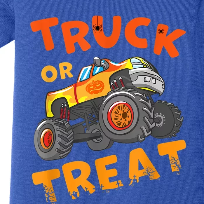 Halloween Shirt For Monster Truck Outfit For Boys Baby Bodysuit